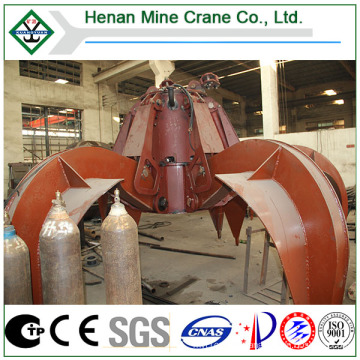 Telescope Crane Use BV Certificated Electric Hydraulic Orange Peel Grab